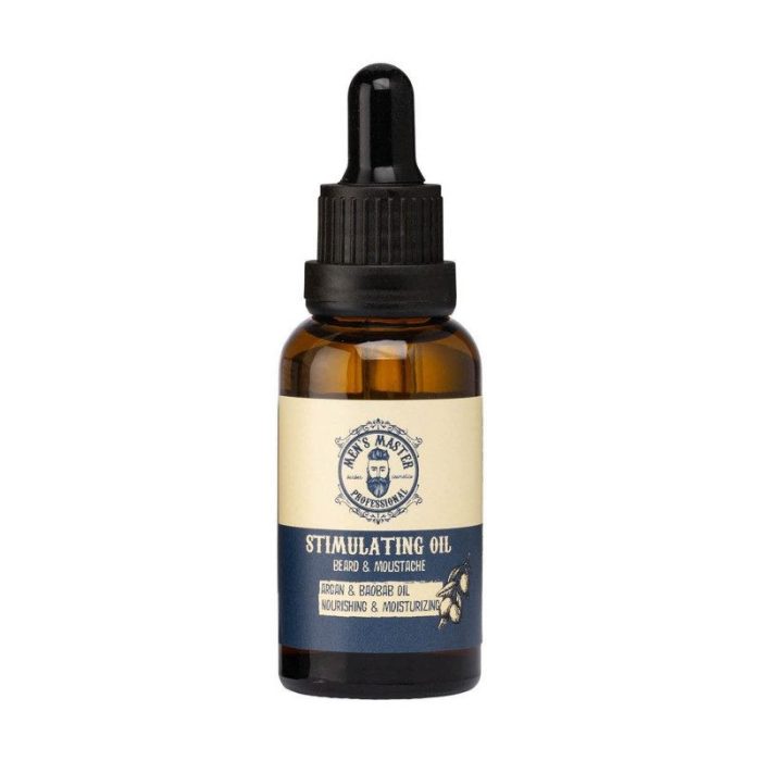 aceite-estimulante-para-barba-2 زيت تكثيف للحية والشارب مينز ماستر - الصورة 2